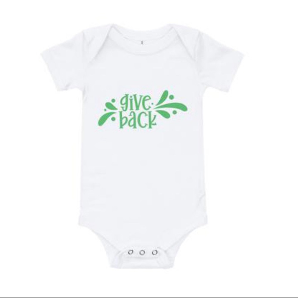 Kritter Give Back baby body suit